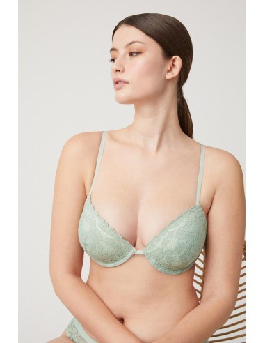 Sujetador con aros y relleno forrado...