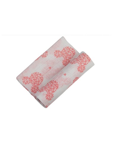 PACK 3 GASAS  MINNIE 80x80 CM INTERBABY