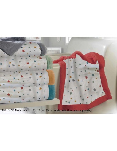 Manta infantil con borreguillo marca...