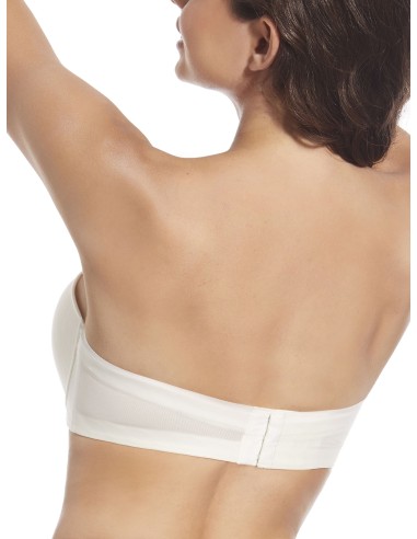Sujetador sin tirantes con relleno y...
