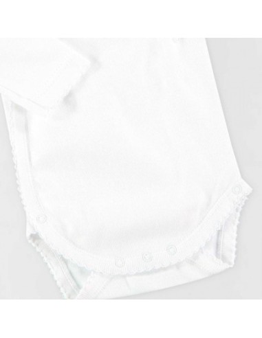 Body de algodón para bebé de manga...