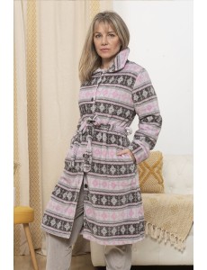 Bata larga para mujer de...