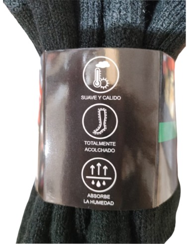 Calcetín térmico con puño antipresión...