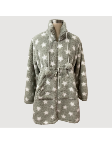 Bata corta de mujer marca Ammi estrellas