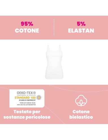 Camiseta de tirante ancho de algodón...