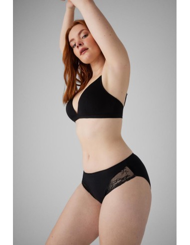 Braga midi de algodón natural con...