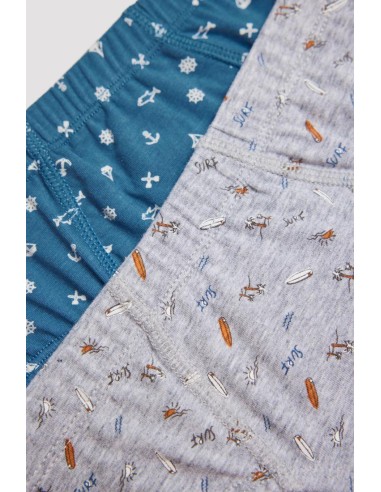 Slip infantil de algodón natural en...