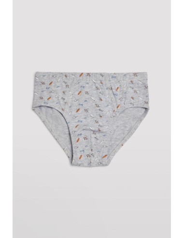 Slip infantil de algodón natural en...