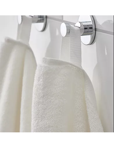 Toalla de rizo blanca de lavabo para...