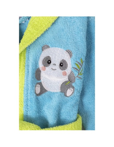 Albornoz infantil marca Interbaby panda