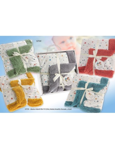 Manta infantil con borreguillo marca...