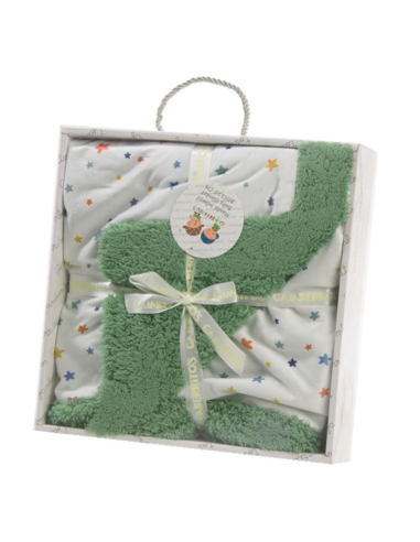 Manta infantil con borreguillo marca...