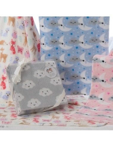 Manta estampada de coralina marca...