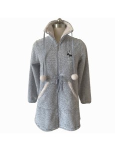 Bata corta de mujer con...