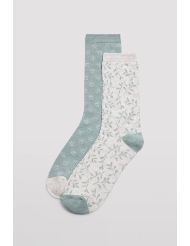 Calcetín de mujer con puño...