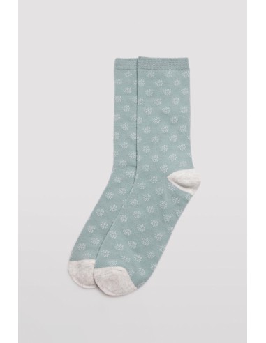 Calcetín de mujer con puño...