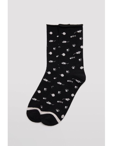 Calcetín de mujer sin puño en caja de...