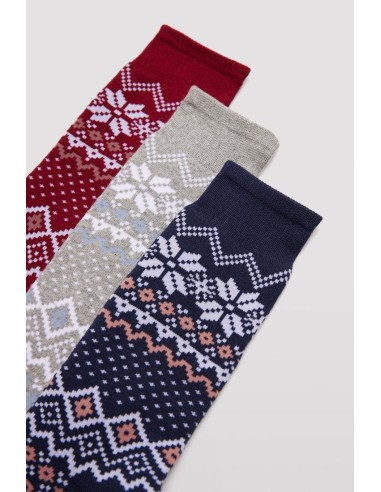 Calcetín térmico de mujer con puño...