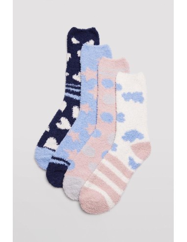 Calcetín de franela para mujer en...