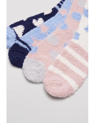 Calcetín de franela para mujer en...