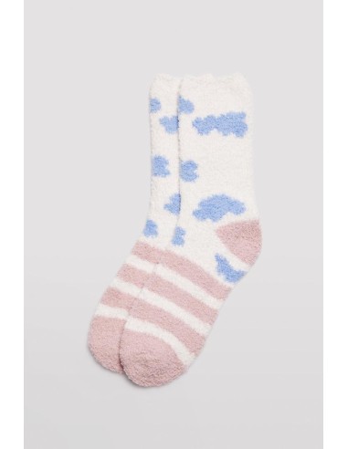 Calcetín de franela para mujer en...