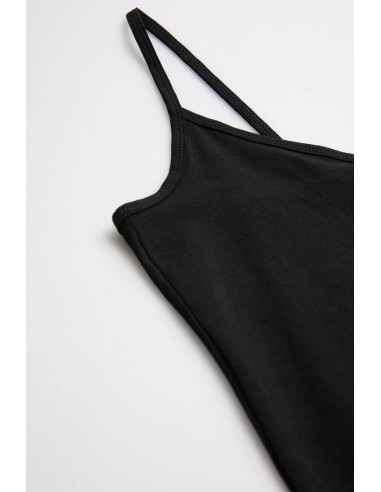 Camiseta de algodón de tirante fino...