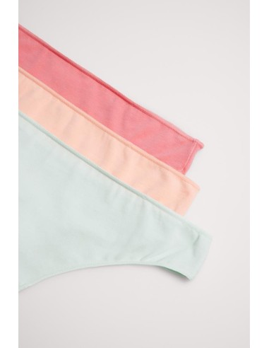 Tanga básico de algodón en caja de 6...