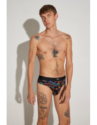 Slip de algodón estampado en pack de...