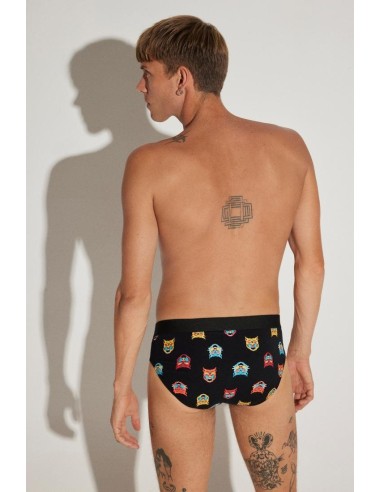 Slip de algodón estampado en pack de...