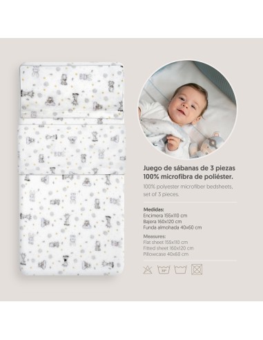 Juego de sábanas de coralina para...