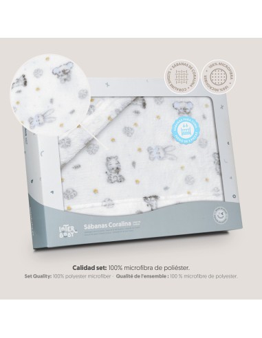 Juego de sábanas de coralina para...