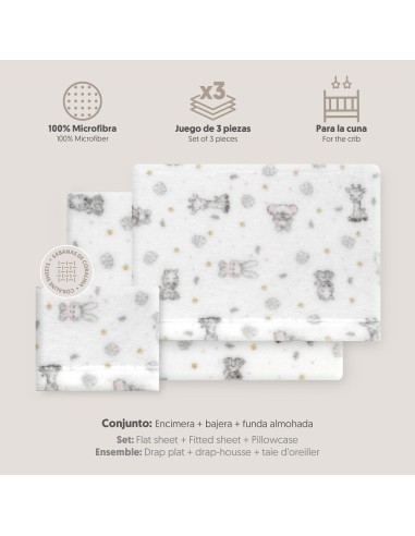 Juego de sábanas de coralina para...