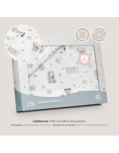 Juego de sábanas de coralina para...