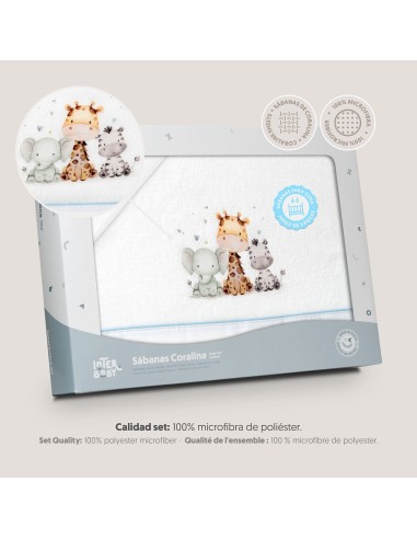 Juego de sábanas de coralina para...