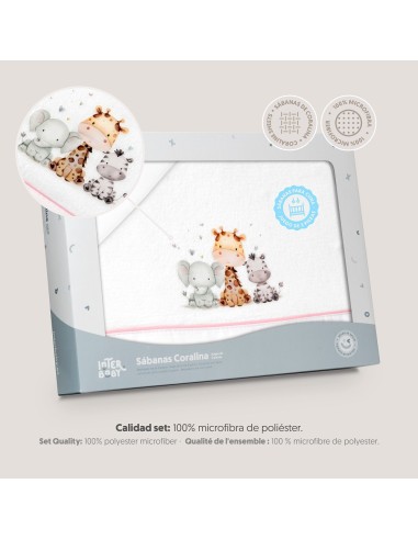 Juego de sábanas de coralina para...