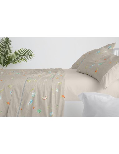 Juego de sábanas marca Burrito Blanco...