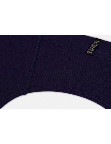 Slip de algodón con goma cubierta en...