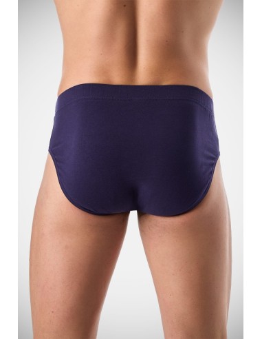 Slip de algodón con goma cubierta en...