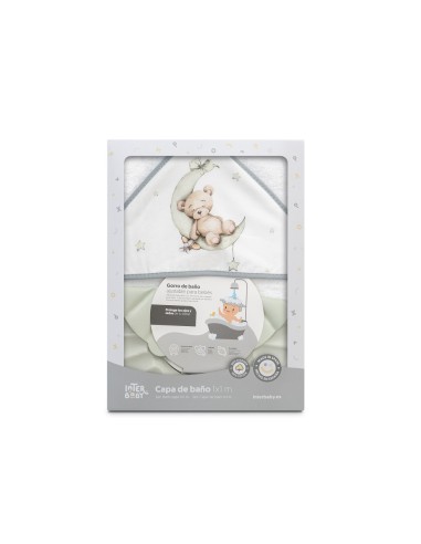 Capa de baño con gorro de baño para...