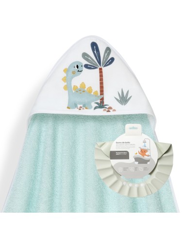 Capa de baño con gorro de baño para...