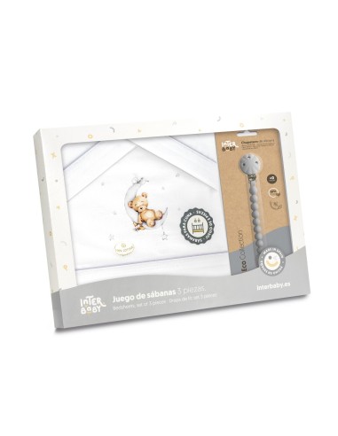 Juego de sábanas para cuna con...