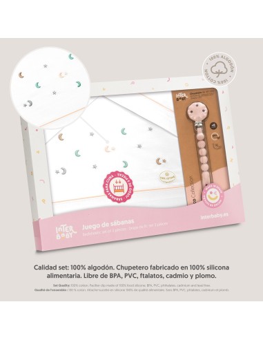 Juego de sábanas para cuna con...