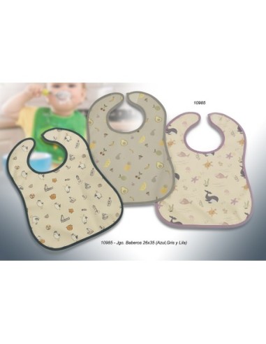 Babero marca Gamberritos estampados