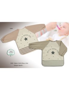 Babero con mangas de...