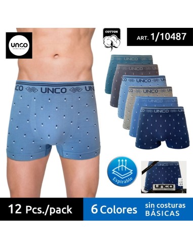 Bóxer de algodón sin costuras en pack...