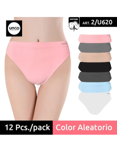 Braga bikini de algodón sin costuras...