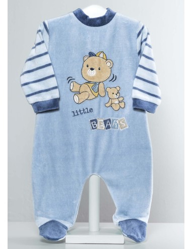 Pelele para bebé de terciopelo marca...