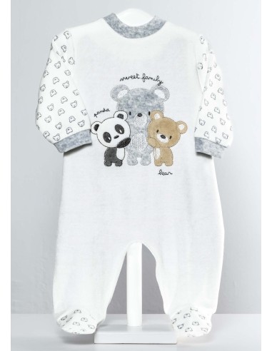 Pelele para bebé de terciopelo marca...