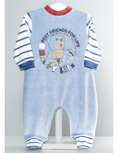 Pelele para bebé de terciopelo marca...