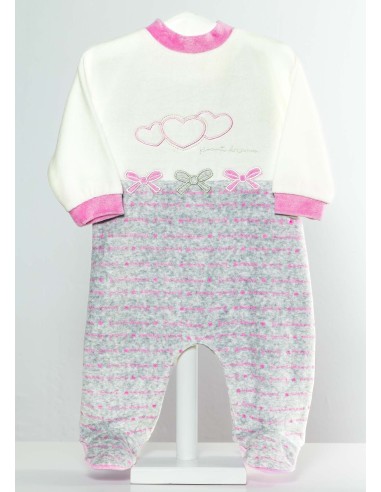 Pelele para bebé de terciopelo marca...